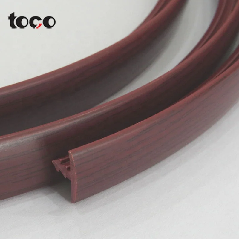 Table edge protector rubber T molding  banding  Furniture decors T shape Extrusion Profile PVC edge banding