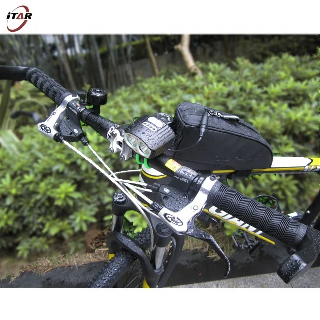 New design 2000 lumens high power aluminum led mountain bike light uses original Cree XML LEDs