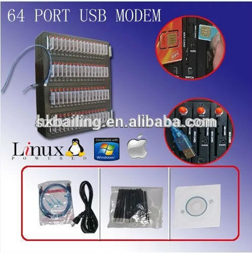 профессионального gsm модемный пул с 64sim( большой& малый) карты mc55i