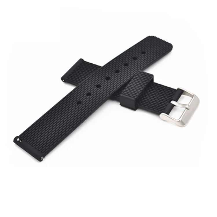 YK New Style Multicolor 20mm 22mm 24mm Watch Band Environmental Protection Silicone Watch Strap for Mens Womens