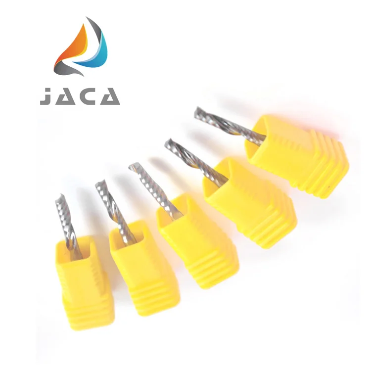 Spiral Flute End Mill Bit/Solid Carbide Single Flute End Mills/Milling Cutter For Acrylic