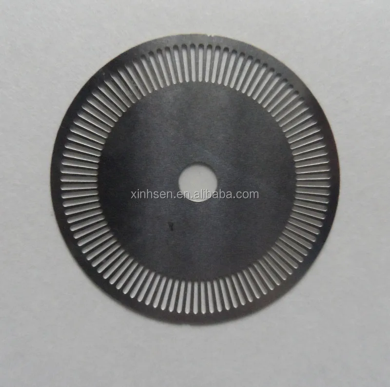 Acid etching metal hardware parts steel encoder wheel disk
