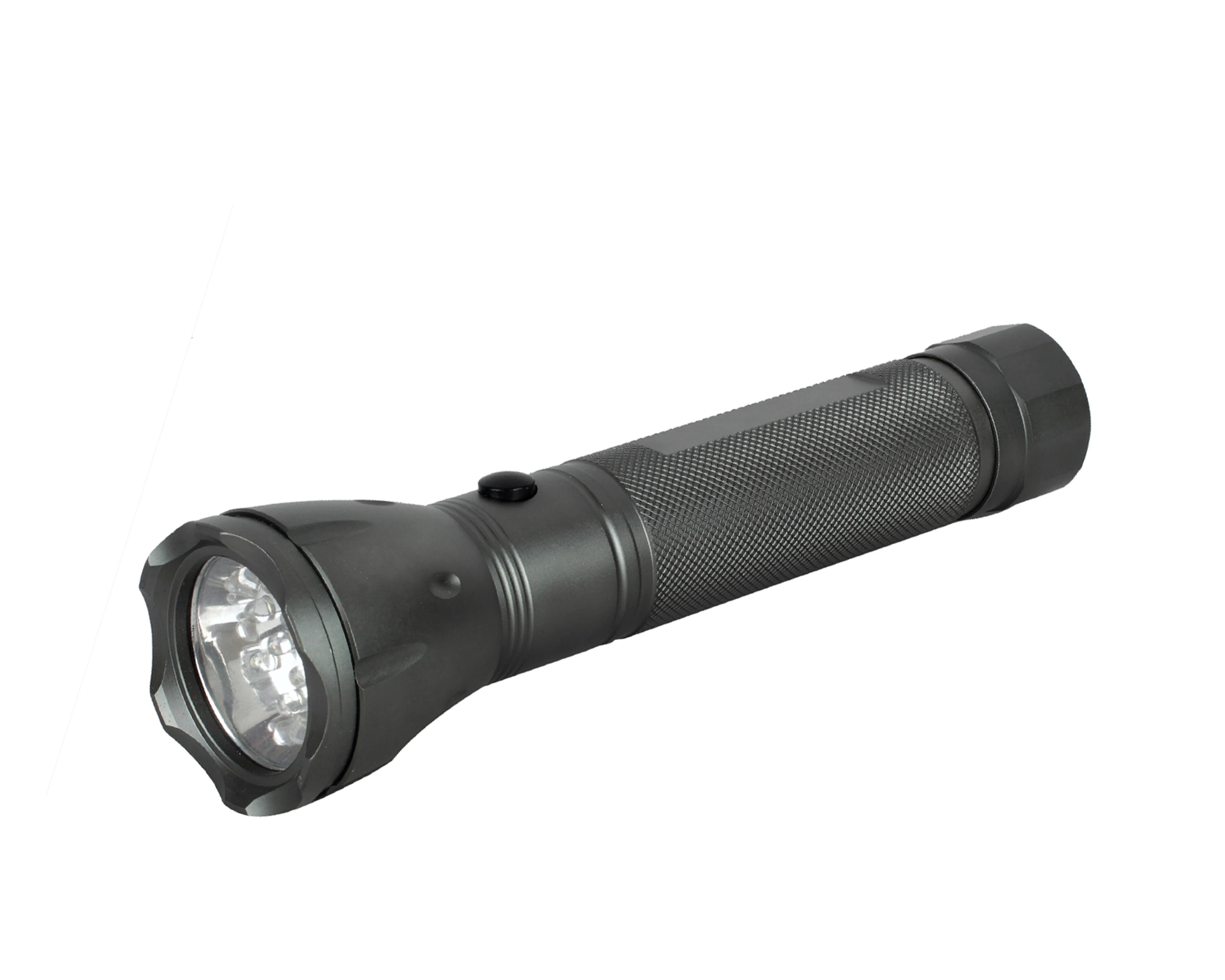 
GIFE Outdoor Aluminum Alloy 2D battery 12 LED High-power bright led torch flashlight for search 