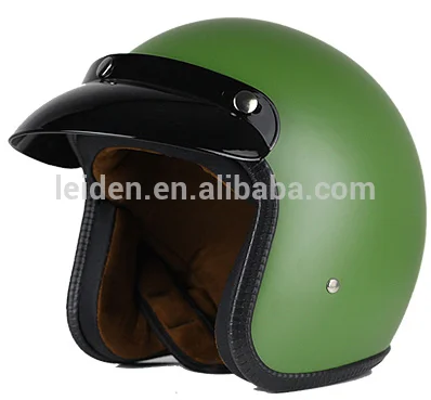 motorcycle vintage open face helmet in DOT