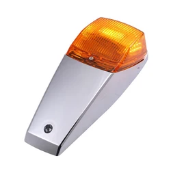 10 3/4 x 4 Inch Amber Square 42 LEDs Cab Lamp Marker Signal Tail Light Truck Trailer