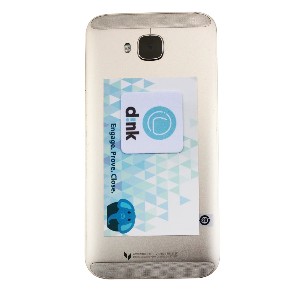 2020 White Phone Back Sticker Use for Radiation Proof OEM with Your Logo