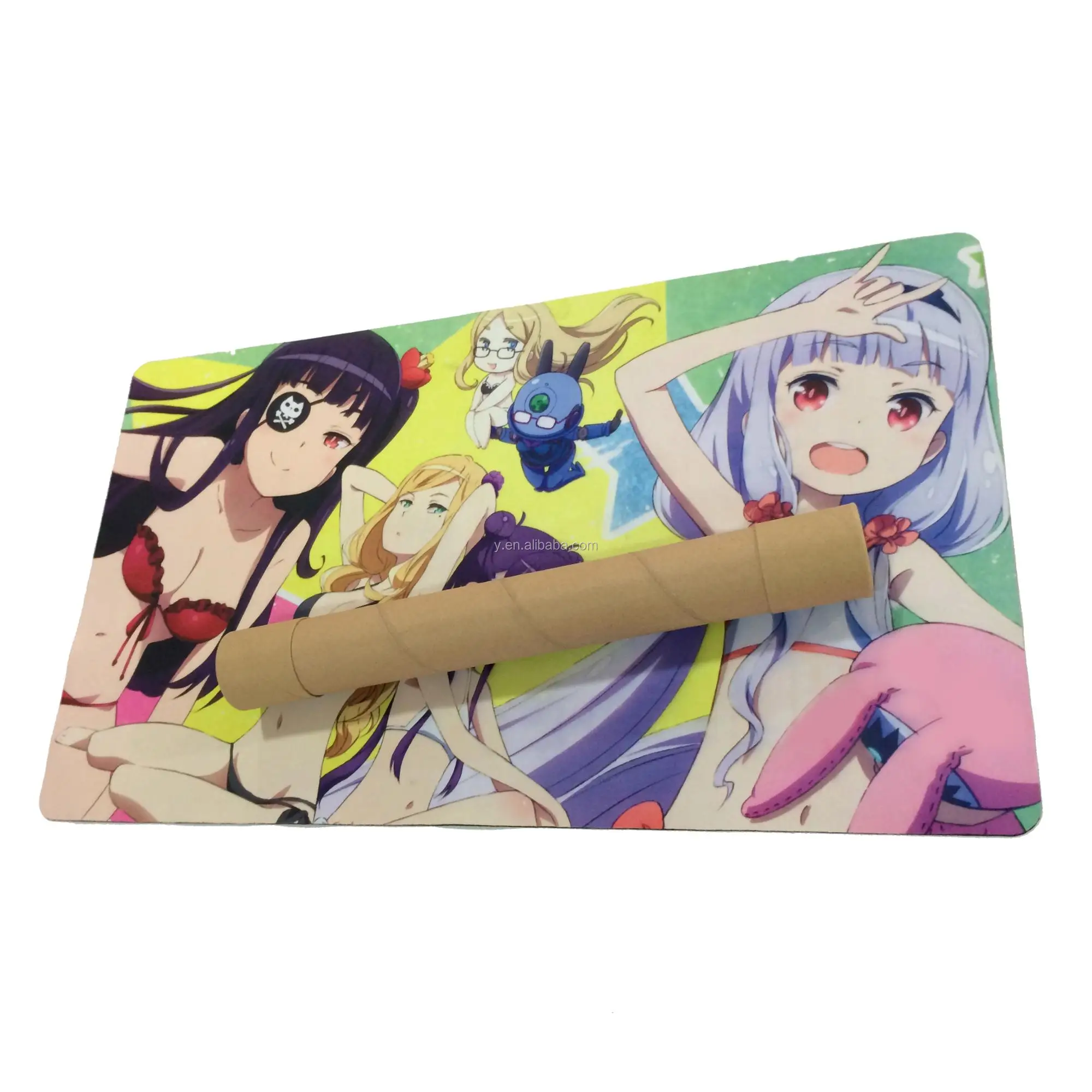 anime rubber&fabric oversized board custom gaming mouse pad