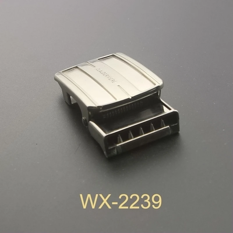 high quality cowboy style titanium custom metal automatic mens mens clip buckle belt