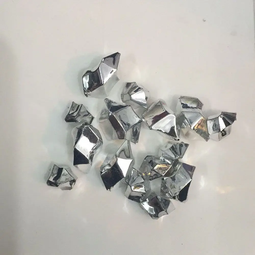 Wholesale Metallic Plated Acrylic Scatter Nuggets Ice, Confetti, Wedding Vase Filler Decoration