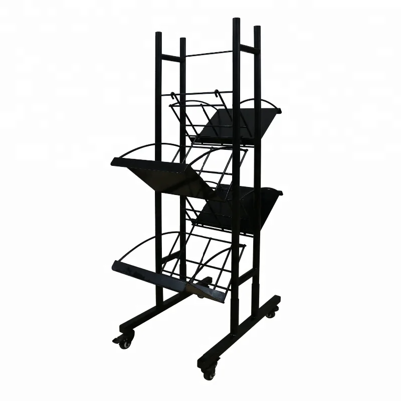 metal popular wine shop rack and wine shelves