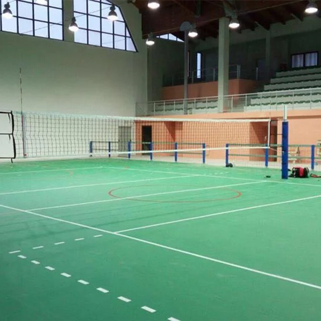 
Indoor sports flooring used for badminton court flooring 