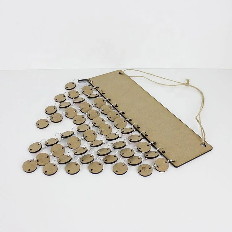 Heat transfer blank sublimation mdf Christmas ornaments wall hanging decoration