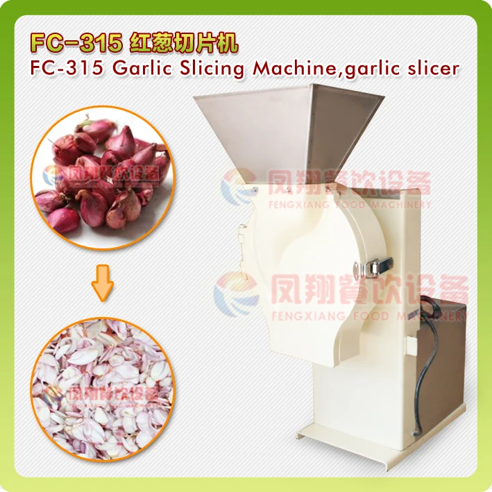 Garlic cutting machine