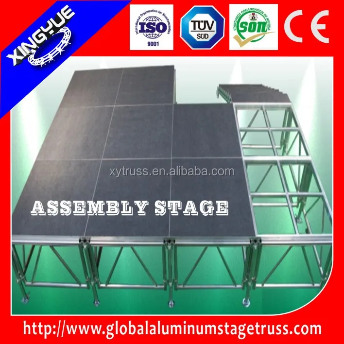 12x12ft алюминий дерево мобильный события этапе