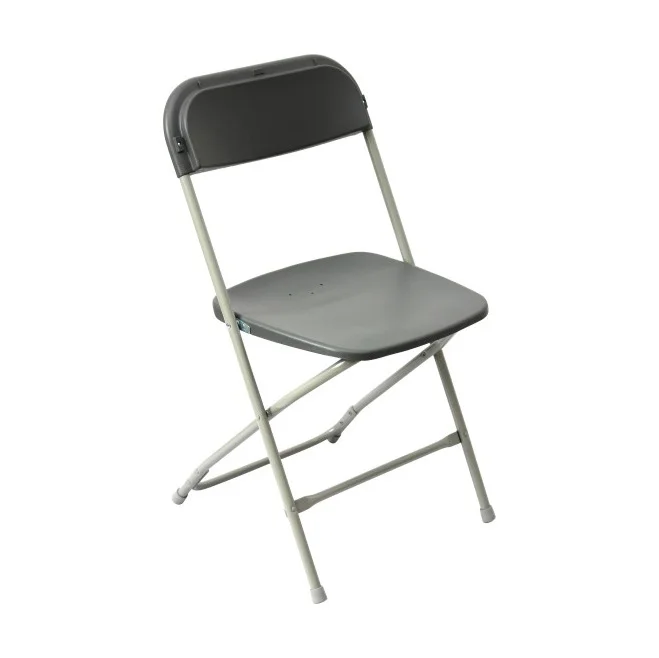 black color used metal cheap folding chair wholesale