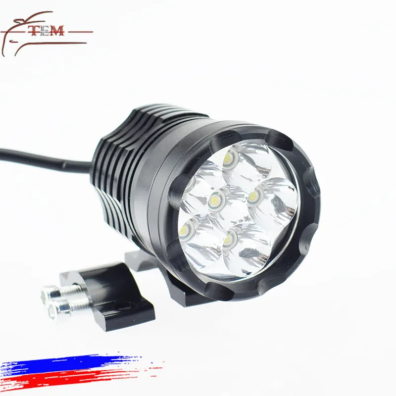 Motorcycle Accessories Headlight 60W  Driving Spot bike fog light led External MOTO DRL bike fog light l4x led