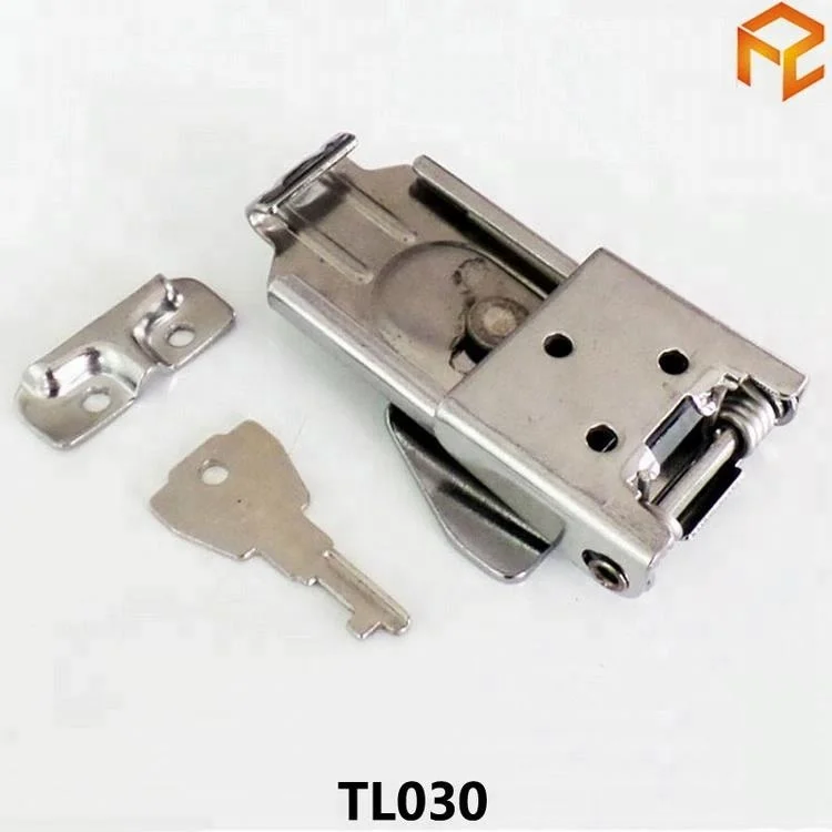 
steel and bright chrome plated spring loadedTSA twist latch 