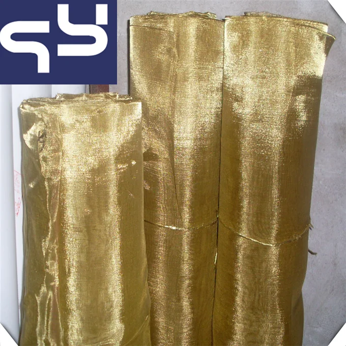 Faraday cage shielding copper screen mesh copper infused fabric wire mesh