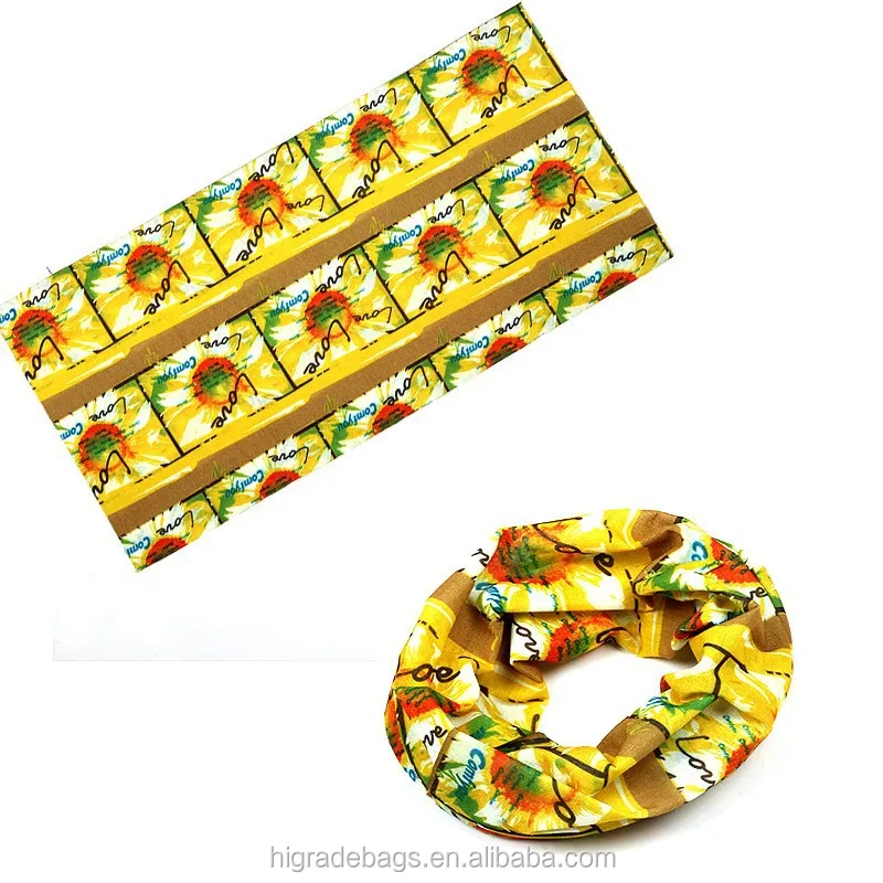 custom Seamless Tube multifunctional tubular printing bandana