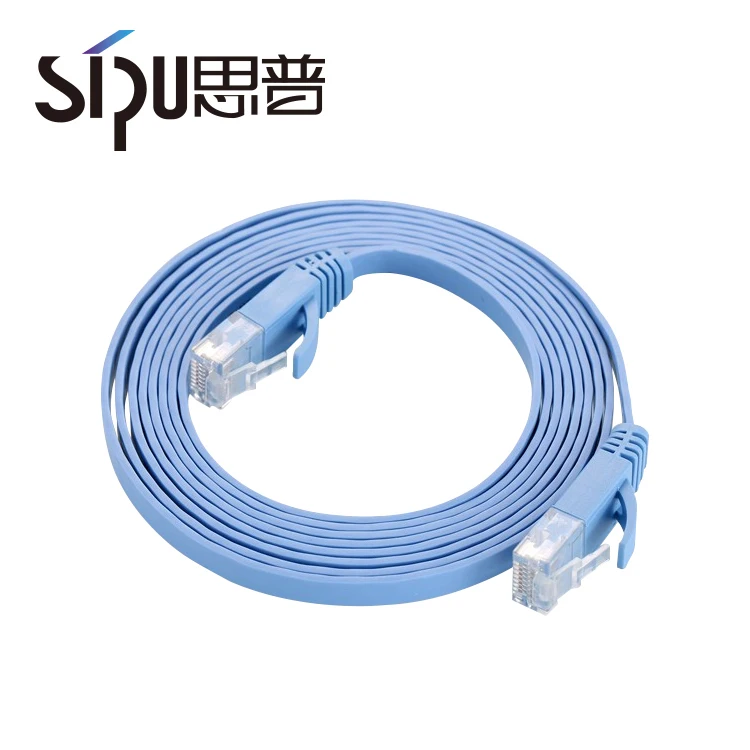 
SIPU New High Quality price 10m flat cat 6a cat6 patch cord 