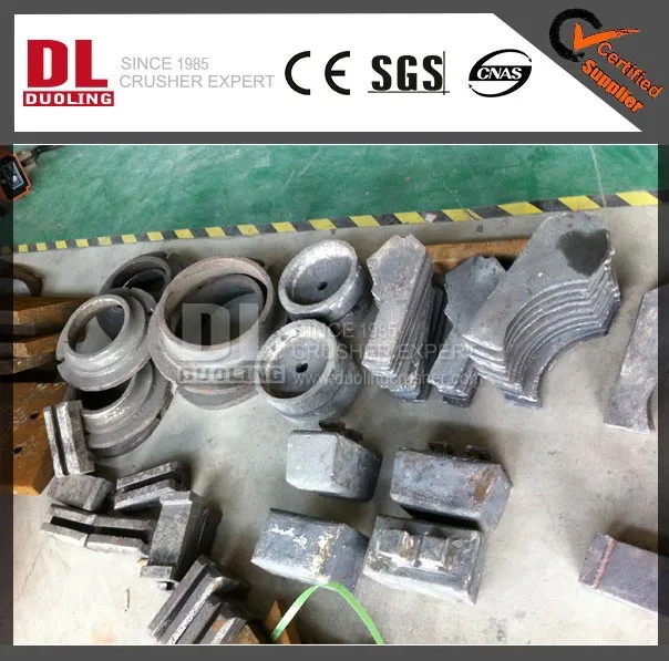 VSI PARTS ROTOR TIPS SET CRUSHER WEAR PLATES