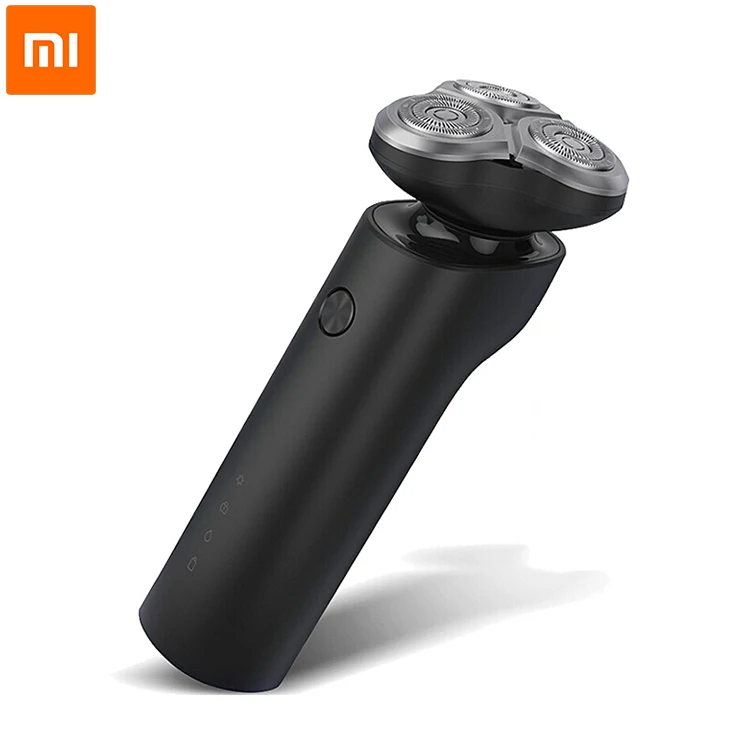 Xiaomi сеть зубная щетка электрическая Безопасные лезвия для бритья для мужчин, электрическая бритва для мужчин, 3 головы 360 градусов плавающий шпон дизайн
