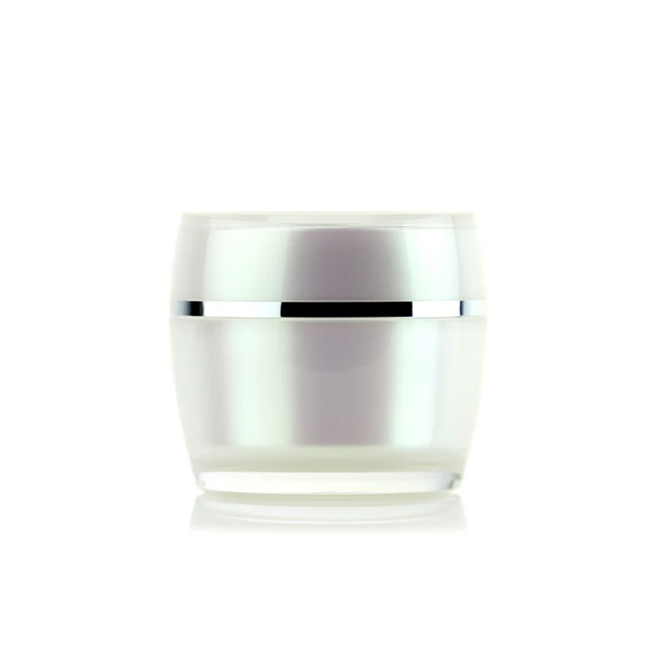 
2 oz Empty Unique Shape Fancy Design Acrylic Plastic Cosmetic Face Cream Jar oval cream jar 60g WXM 
