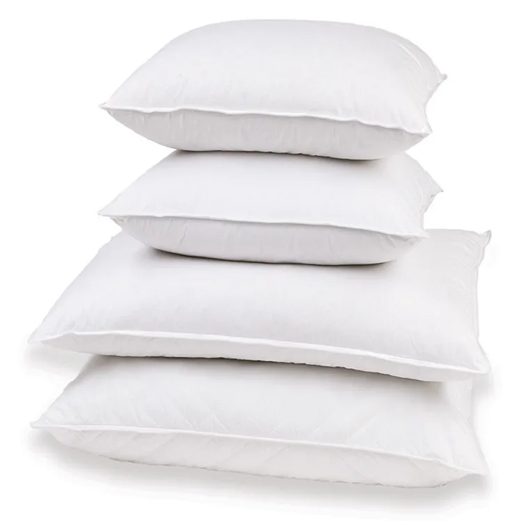 Sweet Sleeping High Quality Natural White Goose Feather Down Pillow For Decor