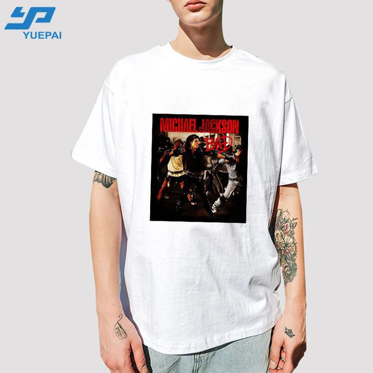 Summer 2020 customizable print fashion michael jackson T-shirt