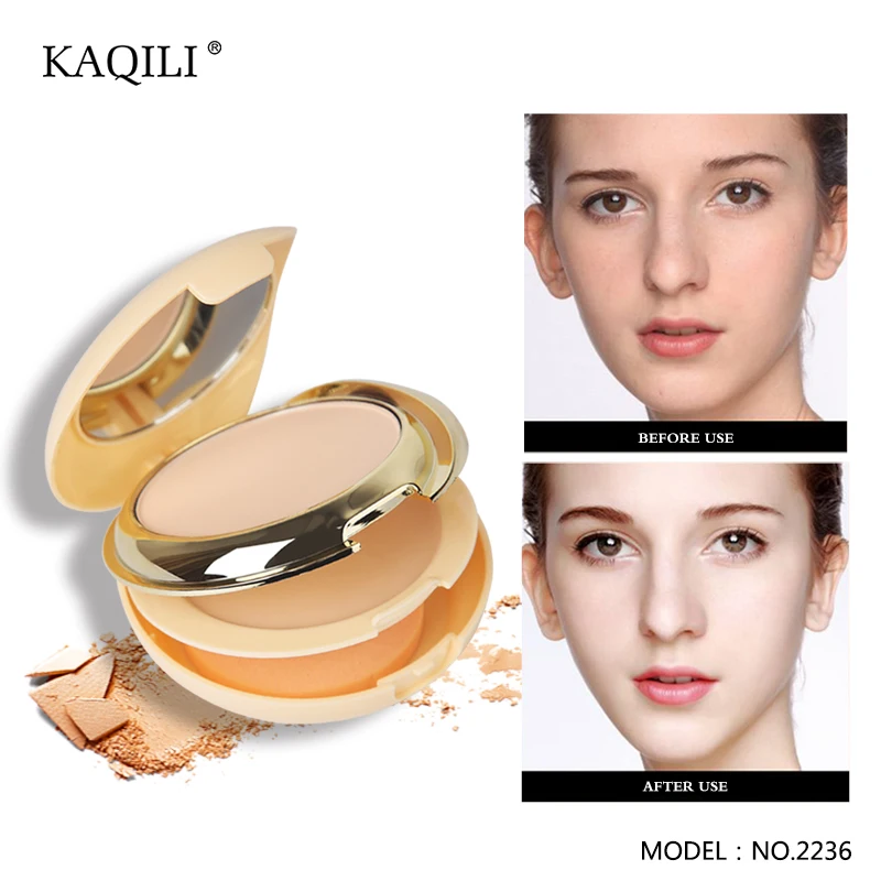 Private label customized two-way pressed powder waterproof face makeup  setting powder