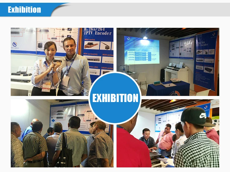 4 Channels  8* HD H.264 Video Encoding to ATSC-T ISDB-T IDVB-T DVB-C RF Encoder Modulator COL5011H