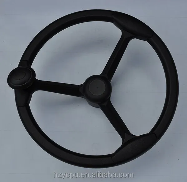 
Black universal steering wheel PU foam 
