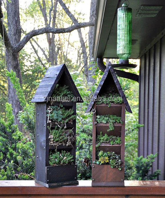 2024 Antique Wooden Greenhouse Planter, Garden Pots