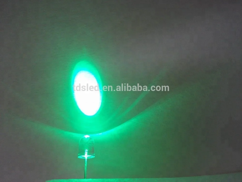 High quality Diffused green Color 10mm round led lamp For RGB underwater light
