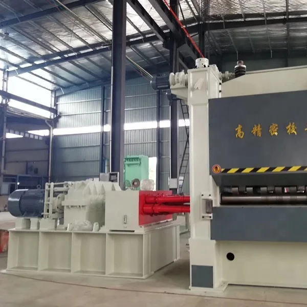 
thick metal heavy gauge plate sheet board leveling straightening flattening machine device equipment 