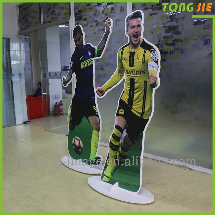 Pvc foam board die cut to human shape for advertising
