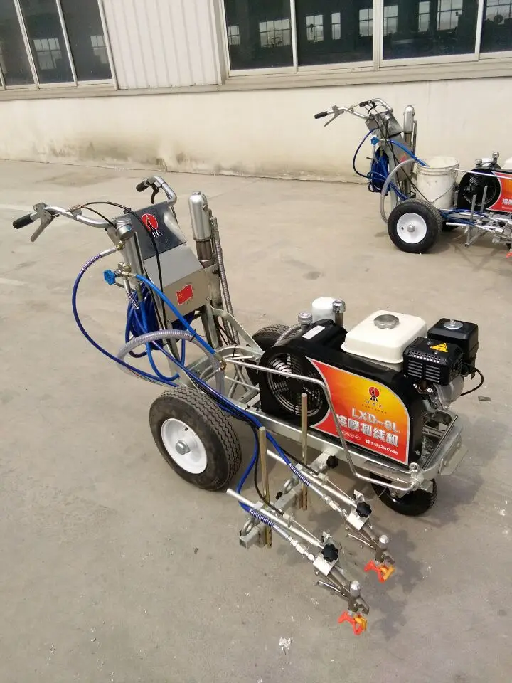 
manual cold paint spraying road marking machine of best seller 
