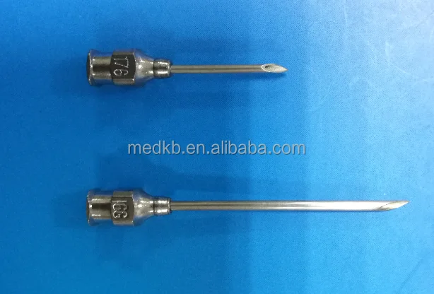 
Reusable metal veterinary needle / surgical needle for animal milk use stainless steel luer 