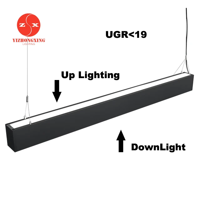 3570 up and down led linear light with reflector AC200-240V 100LM/W Lamp CE ROHS TUV