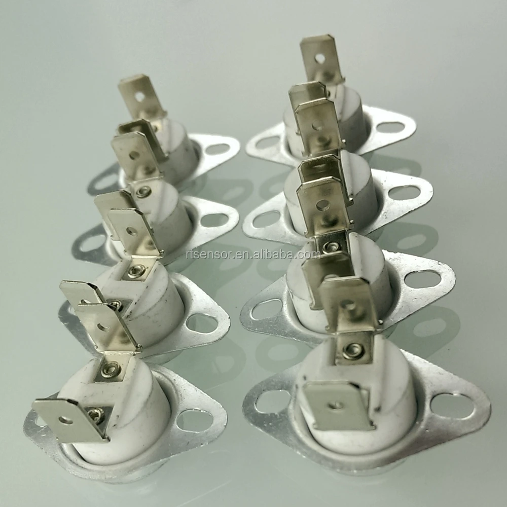 Home Appliances Part Fixed or Mobile KSD301 KSD302 KSD305 Bimetal Thermostat 250V 10A