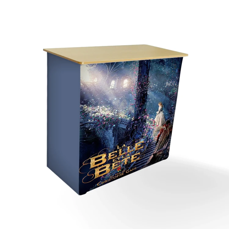 Hot sale new design aluminum pop up counter trade show pop up bar counter