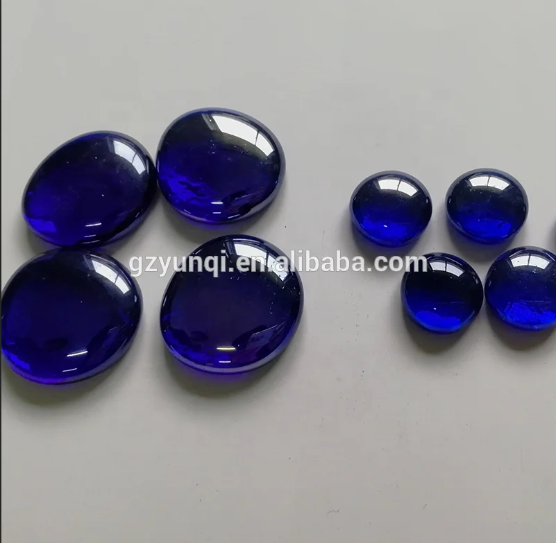 Updated cheapest beautiful custom clear marble glass pebble stone for landscaping