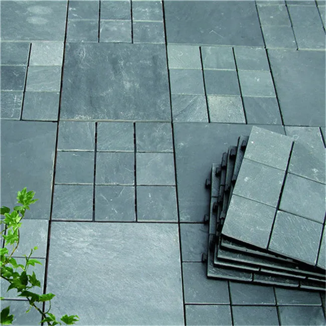 
new model villas rustic stone linoleum flooring large depot snap together deck tiles for home & garden 