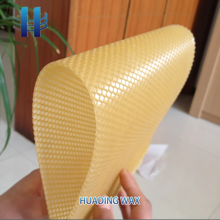 Beekeeping equipment organic bee wax foundation sheet for bee hive
