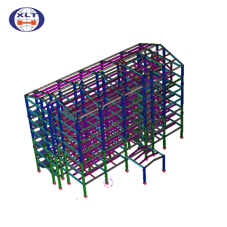 light weight prefabricated the office building steel structure