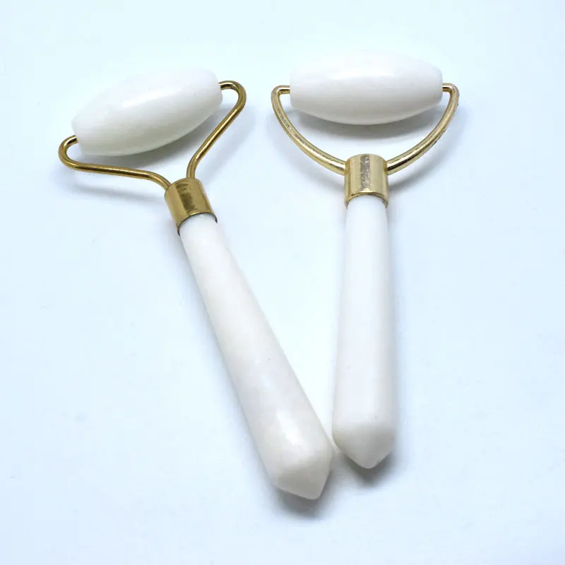 Chinese Welded eco-friendly frame single sided jade face roller for facial massage
