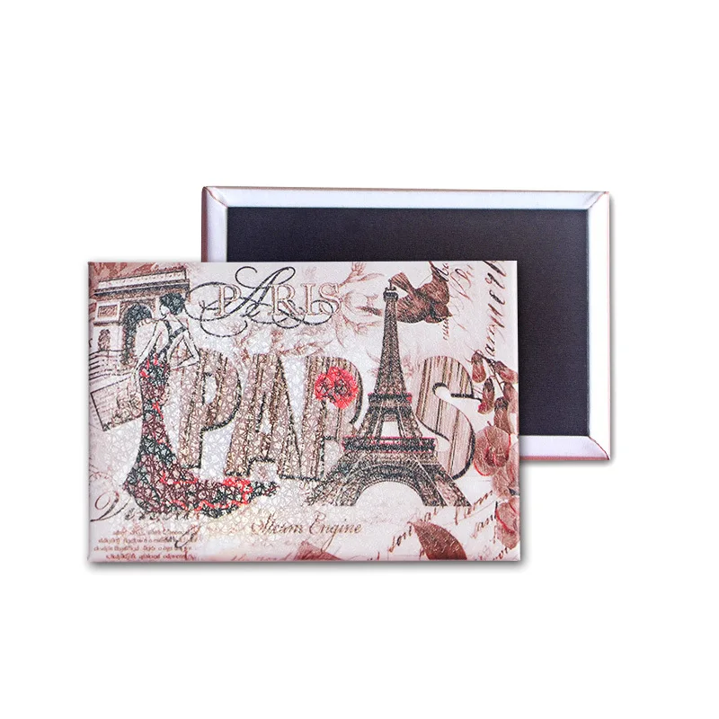 Factory Made Promotional Tin Plate Magnet Funny Metal Fridge Magnet for Home Decor