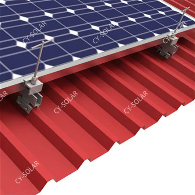 Aluminum adjustable roof clamp for metal roof, solar metal roof mounting clamp
