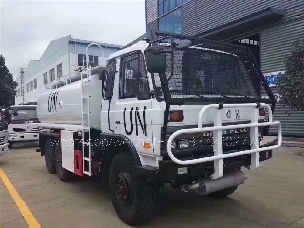 High quality off-road vehicle large capacity water tank 20000l water truck 6x6