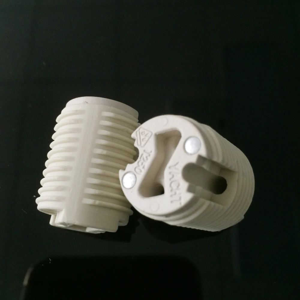 Threaded G9 halogen LED bulb socket